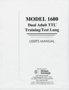 1600manual-600x776 model 1600 dual adult TTL training/test lung user's manual
