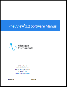 pneuview 3.2 software manual